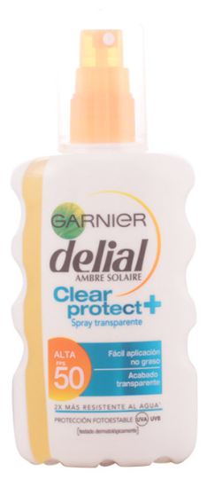 Delial Clear Protect Spf50 Transparent Body Spray 200 ml