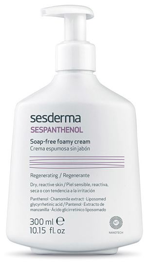Sespanthenol Foaming Cream without Soap 300 ml