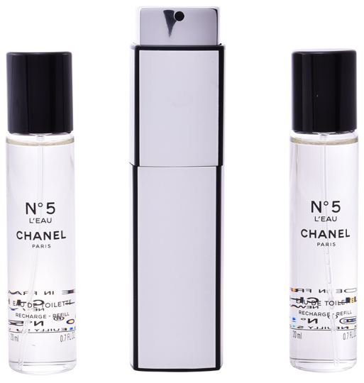 N&ordm;5 L'Eau Eau de Toilette Vaporizer 3 x 20 ml