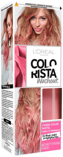 L'Oreal Paris Colorista Wash Out Temporary Hair Color # 3 dirty pink