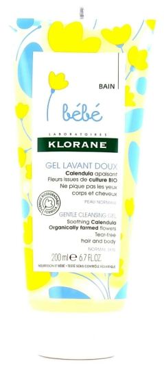 Klorane Soft Cleansing Gel for Baby 200 ml