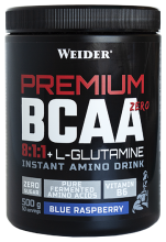 Premium Bcaa 8: 1: 1 + Lglutamine Blue Raspberry 500 gr Premium Bcaa 8: 1: 1 + Lglutamine Blue Raspberry 500 gr