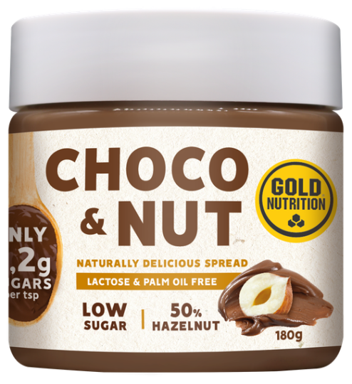 Choco&Nut Baja Azúcar para untar 180 gr Choco&Nut Baja Azúcar para untar 180 gr