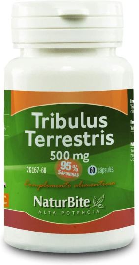 Naturbite Tribulus Terrestris 60 Capsules 1500 ml