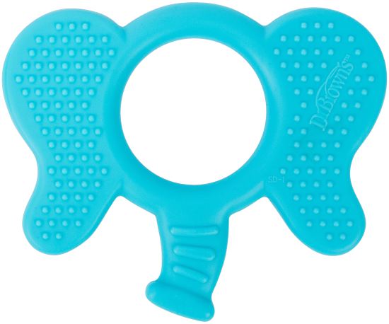 Flexees Friends Elephant-Shaped Blue Teether Flexees Friends Elephant-Shaped Blue Teether