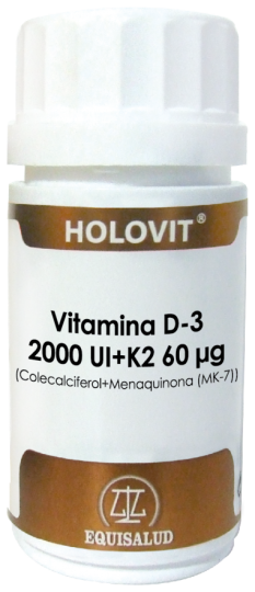 Holovit Vitamin D3 2.000 ui + K2 60 ag 50 cap Holovit Vitamin D3 2.000 ui + K2 60 ag 50 cap