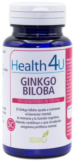 Gingko Biloba 100 tablets of 500 mg