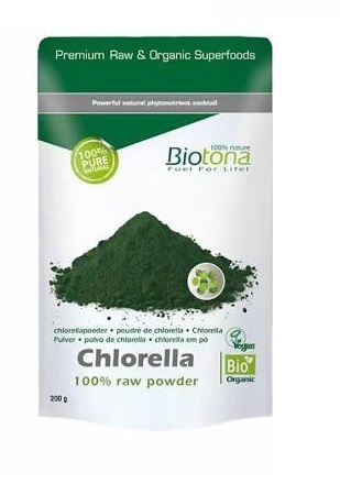 Chlorella Raw Bag 200g Bio Chlorella Raw Bag 200g Bio