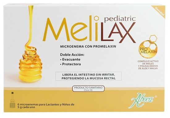 Melilax Pediatric 6 Microenemas 5 gr Melilax Pediatric 6 Microenemas 5 gr