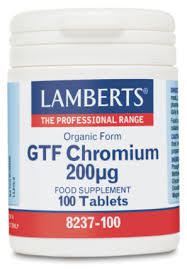 GTF Chromium as Picolinate 100 Tablets GTF Chromium as Picolinate 100 Tablets
