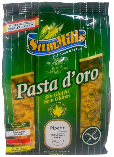 Corn Pasta Pipette 500 gr Corn Pasta Pipette 500 gr
