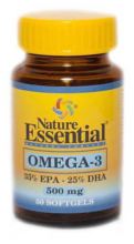 Omega-3 (35% Epa / Dha 25%) 500 Mg. 50 Pearls Nature Essential Omega-3 (35% Epa / Dha 25%) 500 Mg. 50 Pearls Nature Essential