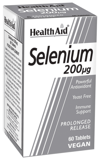 Selenium 200mcg. 60comp. Health Aid Selenium 200mcg. 60comp. Health Aid