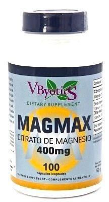 Magmax Magnesium Citrate 400 mg 100 Capsules