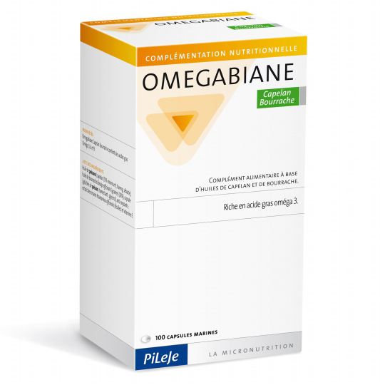Pileje Capelin Omegabiane Bourrache 100CAP.